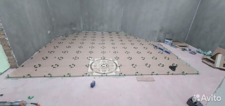 Укладка плитки керамогранит