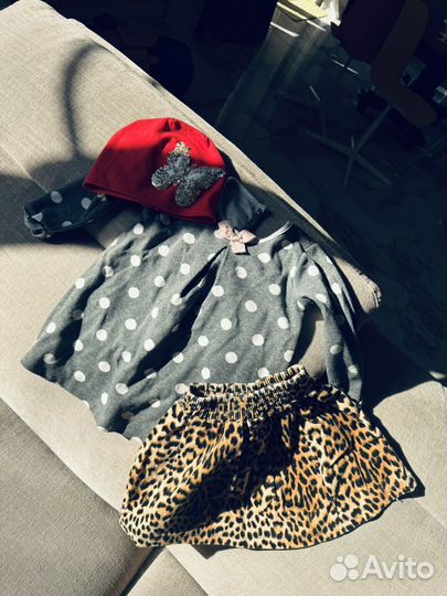 Платье, шапочка, юбочка девочке 2 года