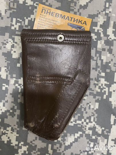 Кобура поясная псм, кожа, СССР
