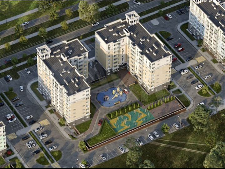 1-к. квартира, 38 м², 4/9 эт.