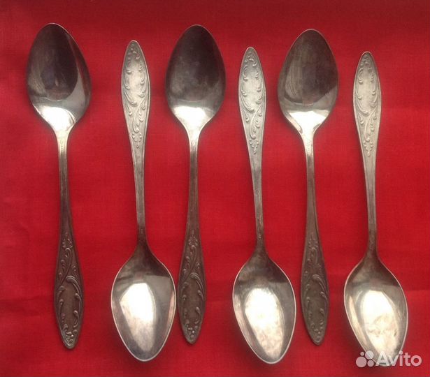 Набор столовых приборов мельхиор СССР