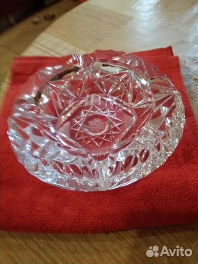 Пепельница хрусталь