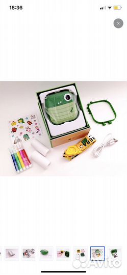 Детская камера - фотоаппарат моментальной печатью