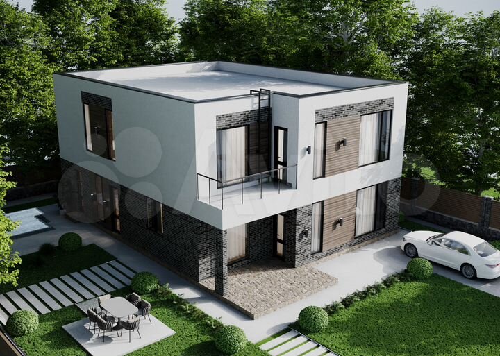 Коттедж 230 м² на участке 6 сот.
