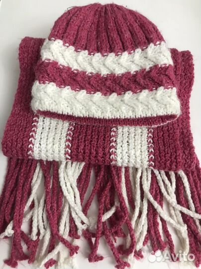 Шапки,шарфы,комплект