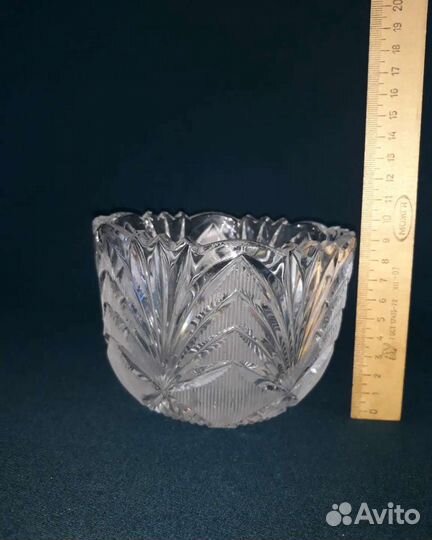 Хрустальная вазочка/конфетница/салатник