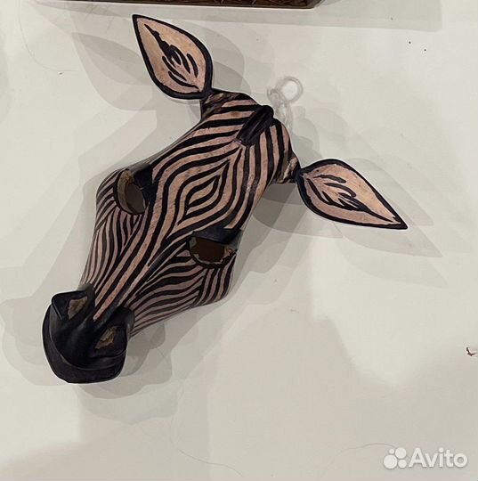 Африканская маска деревянная шкатулка статуэтка