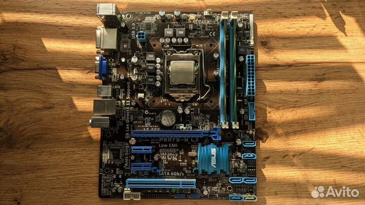 Комплект материнская плата с процессором i7, 8 Gb