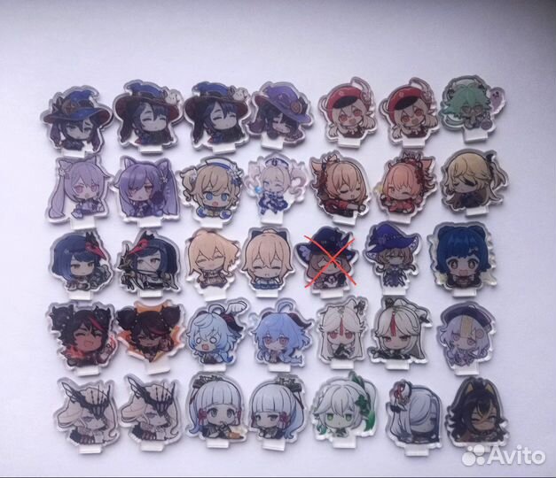 Акриловые мини стенды Геншин импакт