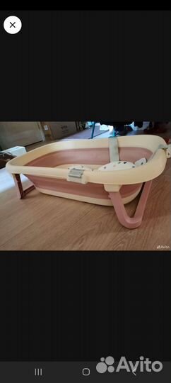 Ванночка для купания новорожденного складная