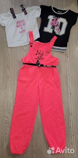 Вещи пакетом на девочку 7 - 8 лет