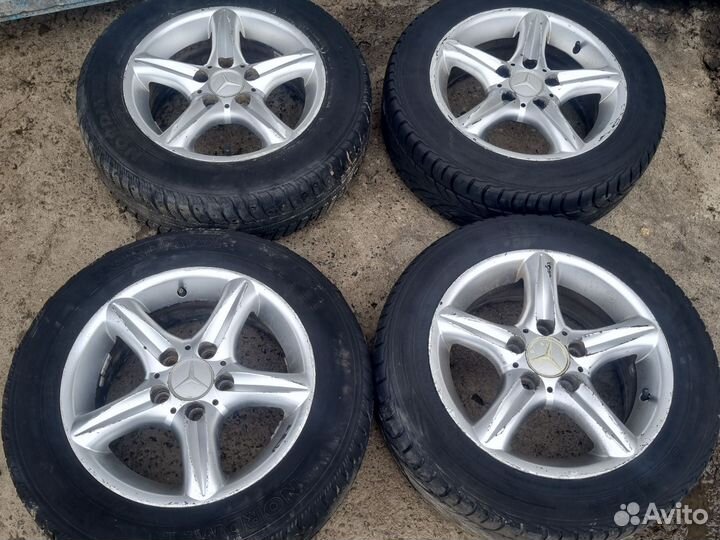 Мерседес колёса 195/ 60 R 15 комплект оригинал