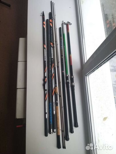 Матчевые,маховые,болонские удочки