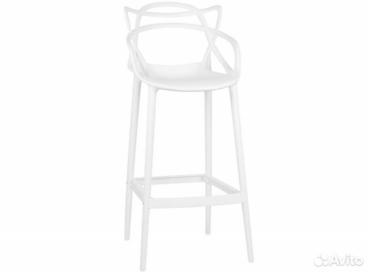 Cтул барный mаsters белый плаcтик