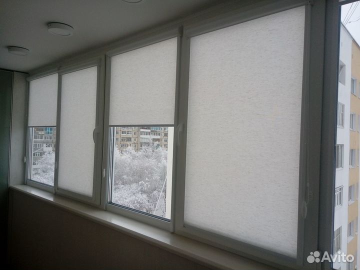 Жалюзи, рулонные и римские шторы, гардины для штор