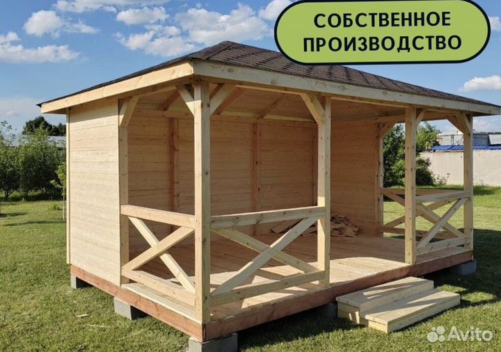 Деревянные беседки