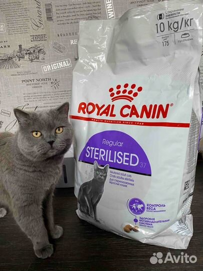 Royal canin sterilised 37, 10кг