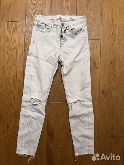 Джинсы скинни светлые 36