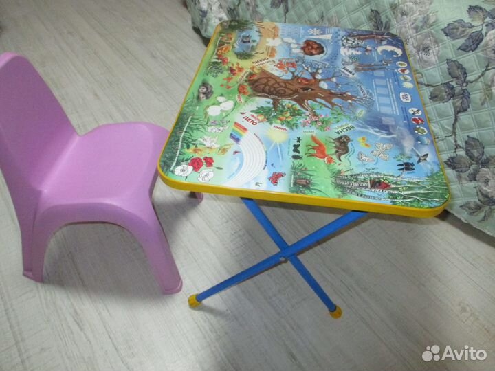 Стол и стул пласт. детские