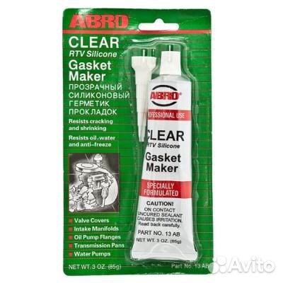 Герметик прокладок стандар.прозразный 85гр.силикон