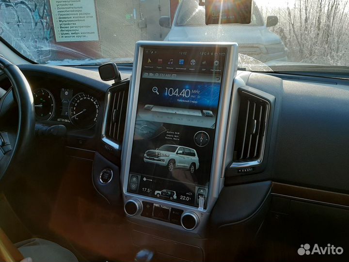 Android магнитола Tesla для Toyota LC200 2016-21 L