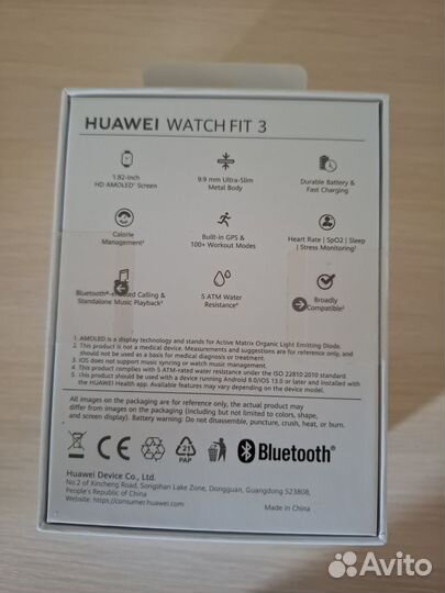 Часы huawei watch fit 3