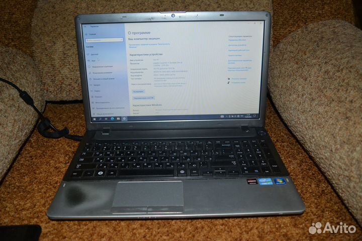 Ноутбук Samsung модель np350vsc-90fru