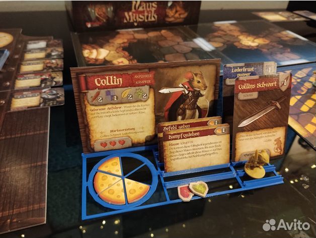 Настольная игра О мышах и Тайнах. 3д модели