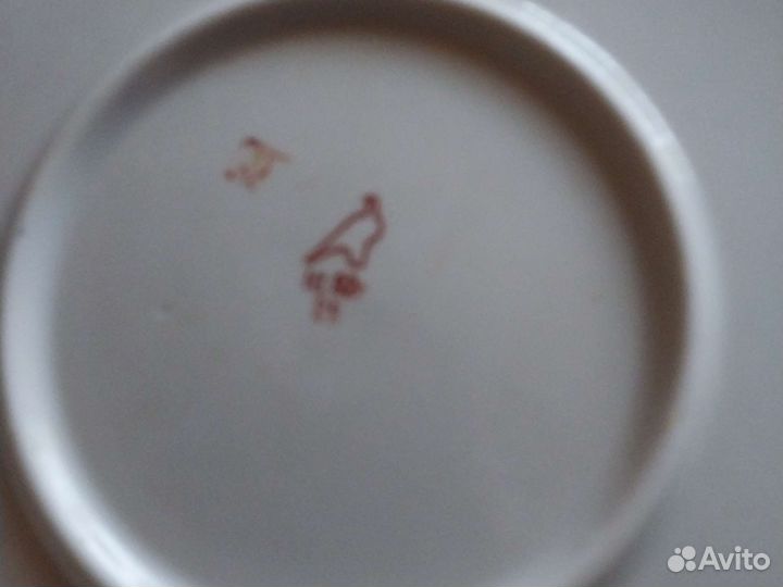 Большое блюдо фарфор