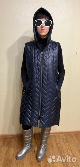 Жилетка женская утепленная р. 54