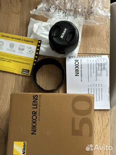 Объектив никон nikon 50mm f 1.4g af s nikkor