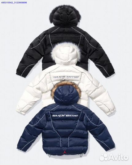 Пуховик от Jordan x Supreme (Арт.53573)
