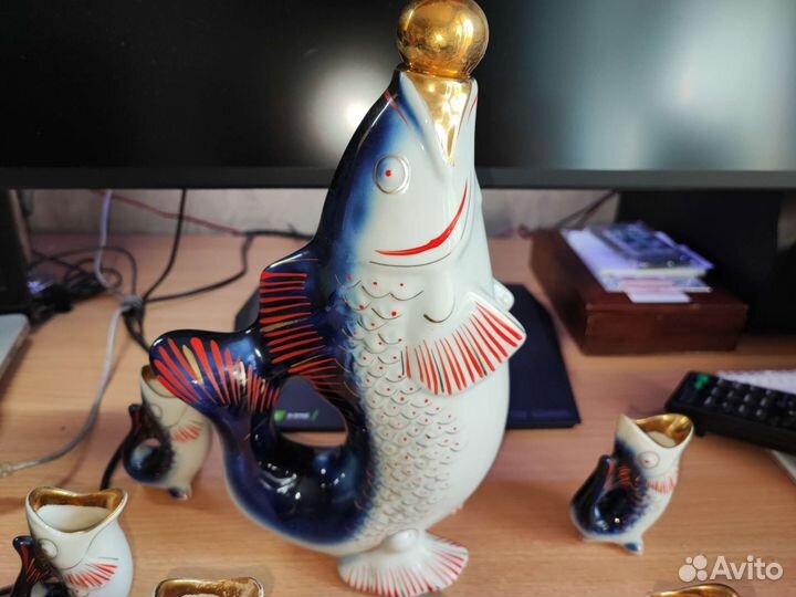 Штоф и стопки,набор ссср,керамика