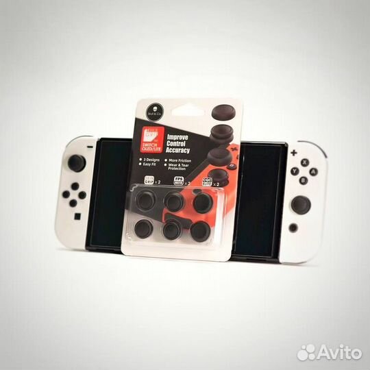Накладки Skull&Co на стики Nintendo Switch / новый