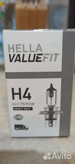 Лампа H4, H7, 24v