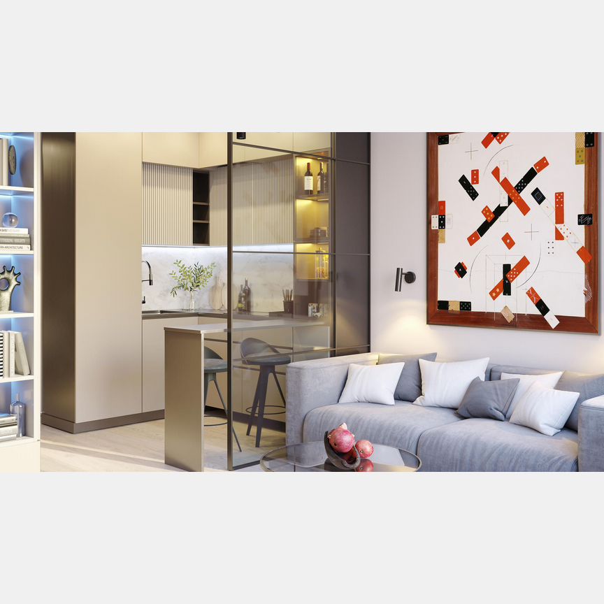 2-к. апартаменты, 47,4 м², 19/28 эт.