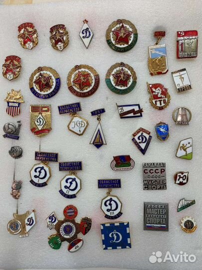 Значки СССР спортивные