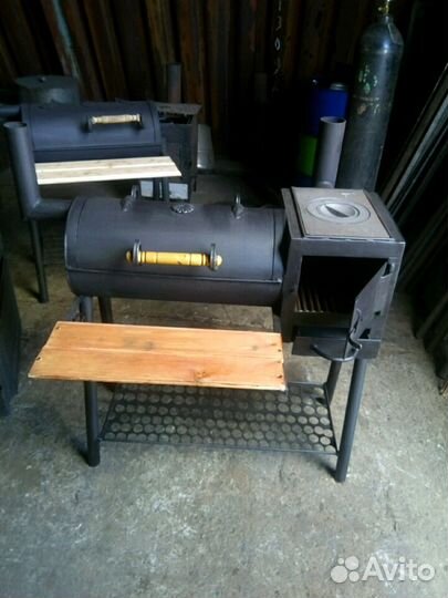 Дачный комплекс печь+ барбекю+мангал