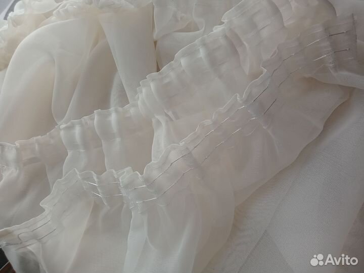 Тюль вуаль 2шт