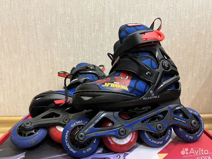 Детск раздвижные роликовые коньки Reaction Marvel