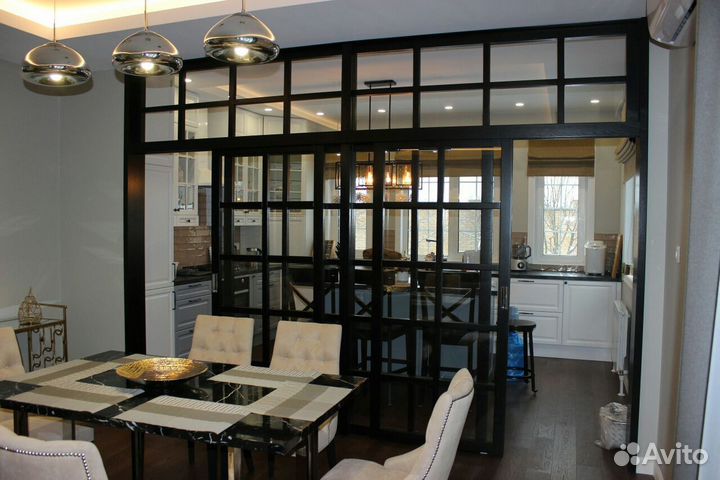 Прегородка в комнату. Двери-купе на заказ. Мебель