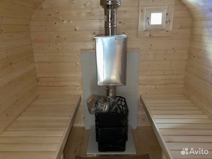 Баня бочка 6