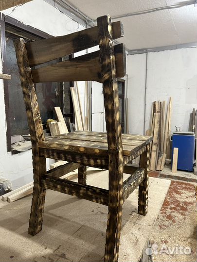 Стул под старину ручной работы