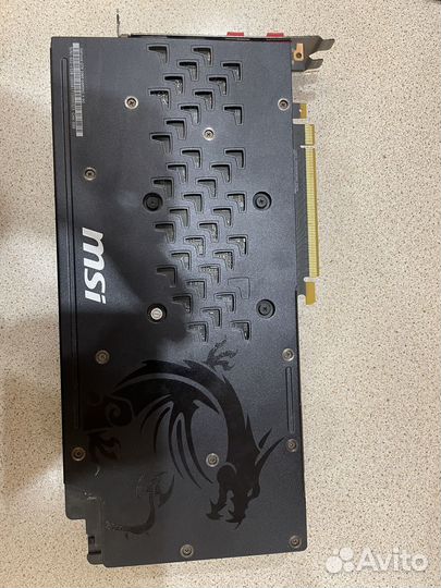 Видеокарта gtx 1060 6gb MSI gaming X