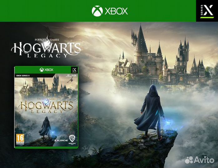 Диск с игрой:Hogwarts Legacy Xbox series x/s б/у
