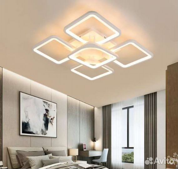 Люстра светодиодная Defa с пультом