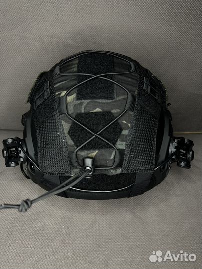 Шлем безухий OPS Core бр2 + наушники Earmor M32