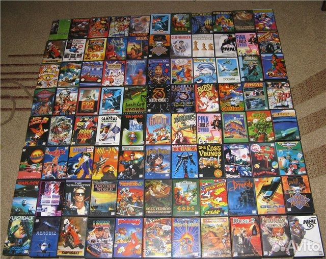 Картриджи для игровой приставки Sega