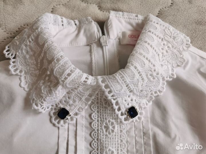 Блузка для девочки 122 школьная