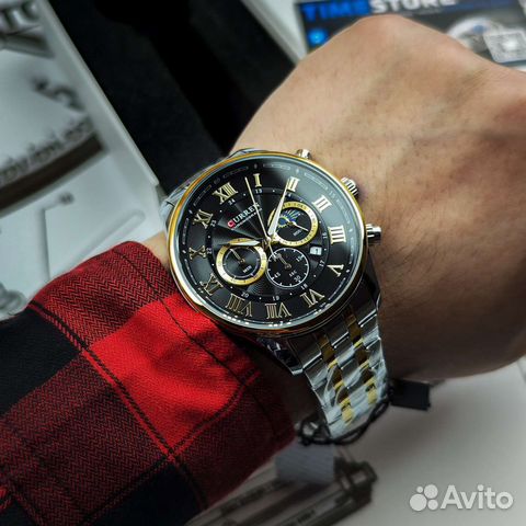Мужские оригинальные часы Curren Unique Design